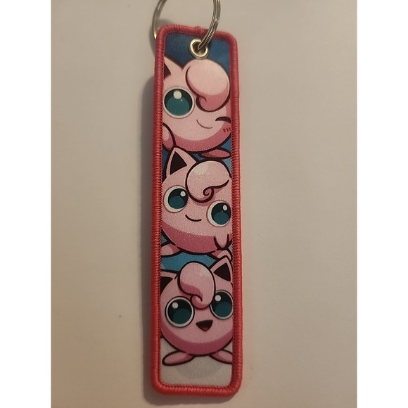 Other - Pokemon 1 Piece Double Sided 5 Inch Jigglypuff Keychain